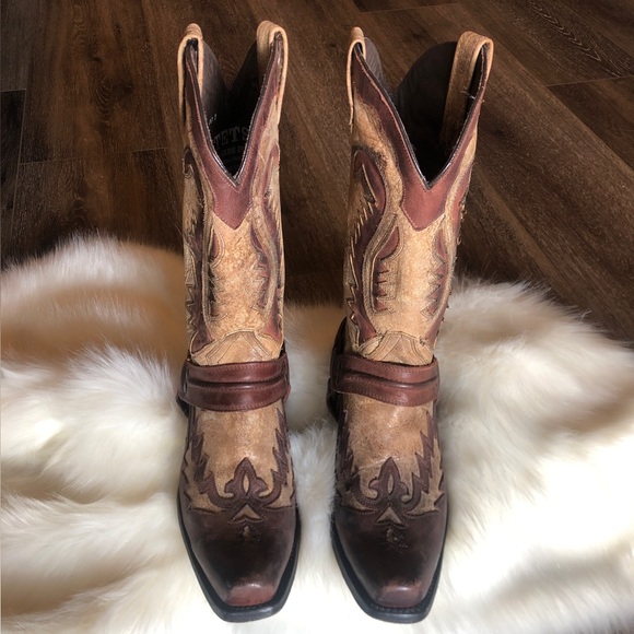 Men’s Stetson Outlaw Brown Boots in EUC - Picture 2 of 10